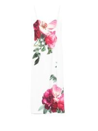Alice + Olivia floral-print Midi Dress | White | FARFETCH at Farfetch